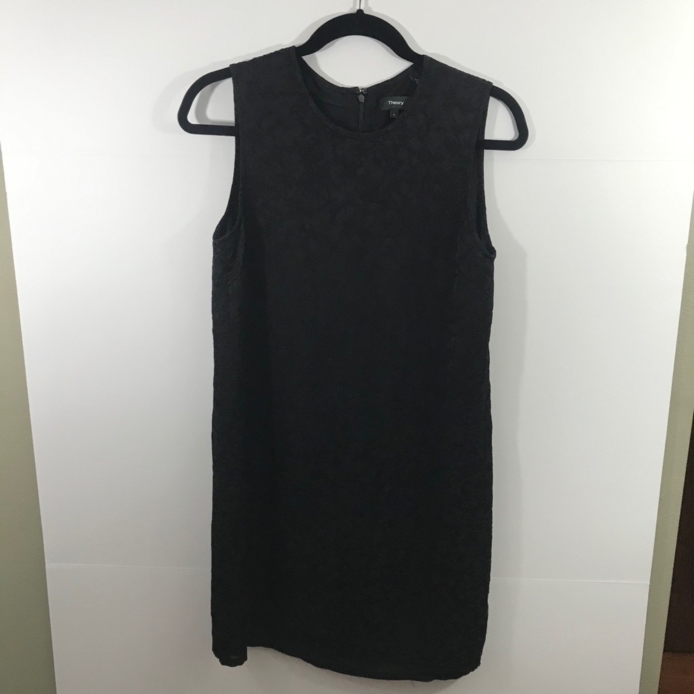 THEORY Adraya Jacquard Shift Dress 6 - Picture 2 of 9